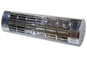 Infrared Electric Fire Heaters Garden Balcony Heating 1500 Watt Aluminium IP65
