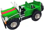 STARTIST Vehicles Model Figurine Toy Car Ornaments Novelty Table Centerpiece Artwork Off Road Model DIY Craft for Men Car Lovers Office, Green