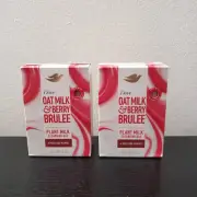 Lot of 2 Dove Oat Milk & Berry Brulee Plant Milk Cleansing Bar Soap 5 oz