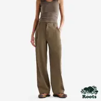在飛比找momo購物網優惠-【Roots】Roots 女裝- ANYWHERE平織長褲(