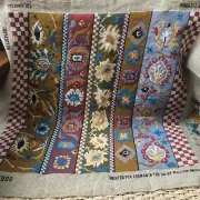 Ehrman 'Tibetan Stripe' designed by Candace Bahouth - Completed Tapestry Canvas
