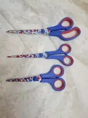 Decorative Scissors 3 Piece Matching Lot Craft Crafting