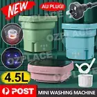4.5 Mini Washing Machine Bucket Folding Portable Laundry Machine Clothes Washing