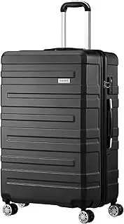 [MAZAM] 28 Inch Suitcase Luggage with Spinner Wheels,Easy Carry on Travel Suitcase Luggage, Hardshell Lightweight Trolly Suitcase Luggage with t-sa Lock, Black