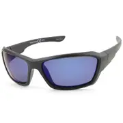 Jetpilot GP1 Matte Black/Blue Mirror Polarised Floating Sunglasses S20996