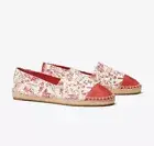 Tory Burch PRINTED COLOR-BLOCK ESPADRILLE, SIZE: 7 NIB
