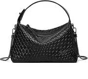 [Doris&Jacky] Small Hand Tote Handbag For Women Designer Vegan Top Handle Crossbody Purse With Metal Chain Strap
