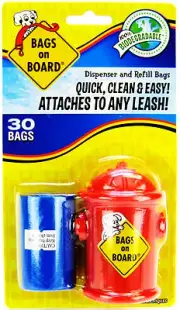 Bags On Board Fire Hydrant with 30 bags