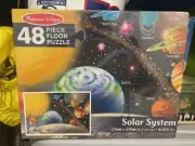 XMAS MELISSA & DOUG Solar System Floor Puzzle 48pcs 3' X 2' BRAND NEW IN BOX