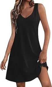 [Generic] Cyber Monday Deals Today,Vestidos De Fiesta para Mujer 2024,Tropical Dress Tshirt Dress Women Wedding Guest Formal White Dress Casual Dresses Aline Dresses for Women(07-Hot Pink,M)