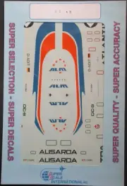Super Scale 1/144th Scale Alisarda Decal Sheet No. 44-18