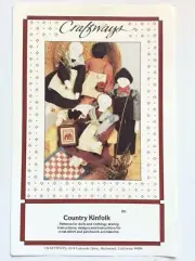 "Country Kinfolk" Patterns for dolls and clothing....see details