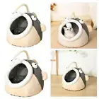 Dog Bed Lantern Fish Shaped Cave Self Warming Calming Indoor Soft Snooze Semi