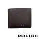 【POLICE】限量2折 頂級NAPPA小牛皮4卡1零錢袋男用皮夾 全新專櫃展示品(布魯斯系列 咖啡色)