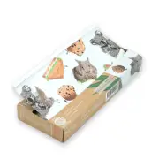home. by Foil Me - Pre-Cut Food Foil Wraps - 100 Sheets, Large Animals Australia