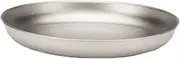 Snow Peak Titanium Trek Plate - Ultralight, Durable Camping Plate - Outdoor Kitchen Essential for Backpacking & Camping - 18 cm
