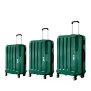 20"24"28" 3PC Luggage Sets Green