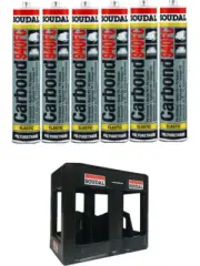 Soudal Carbond 940FC Polyurethane Adhesive Sealant Grey 310ml 6 Pack + Crate Kit
