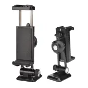 360° Cell Phone Tripod Mount Holder Adapter with Cold Shoe for Mobile Phone