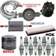Tune Up Kit Filters Cap Spark Plugs Wire For CHEVROLET CAPRICE V8 5.0L 1992-1993