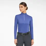 R.J. Classics Libby Long Sleeve Ladies Shirt - Indigo Horseshoe