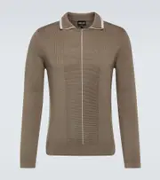 [Giorgio Armani] Giorgio Armani Wool polo top AU 99 brown