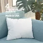 Form Insert Throw Pillow Stuffing Sham Inserts Square Euro Pillows USA Pack Of 4