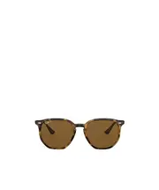 Ray-Ban RB4306 Hexagonal Frame Polarised Sunglasses 54 Brown