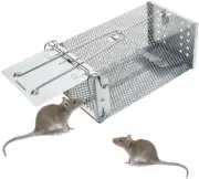 AMZYYDS Humane Mouse Trap，Rat Trap,Friendly Small Animal Humane Live Cage Rat...