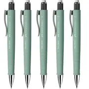Faber-Castell Polymatic Mechanical Pencil Pacer 0.7mm (Mint Green) [5 Pack]
