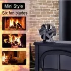 Home Efficient Fireplace Fan Eco Friendly Heat Powered Fan Log Wood Burner