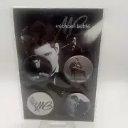 Michael Buble “Call Me Irresponsible” 4 pc. Pin Collection Brand New Sealed
