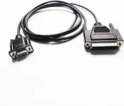 PLC Programming Cable DB9 Female to DB25 Male RS232 Serial Cable for PLC-5 Controllers 1784-CP10
