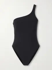 [Lisa Marie Fernandez] Lisa Marie Fernandez - Arden One-shoulder Neoprene Swimsuit - Black - 1 1 Black