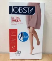 JOBST UltraSheer Medical Compression Stockings 15-20mmHg Anthracite Large