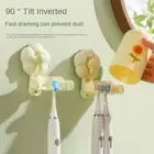 No Drilling Suction Cup Toothbrush Holder Wash Cup Storage Rack Home Use