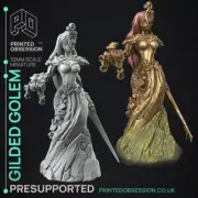 Gilded Golem by Printed Obsession