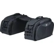 Black Kuryakyn Momentum Outrider Throw-Over Saddlebags