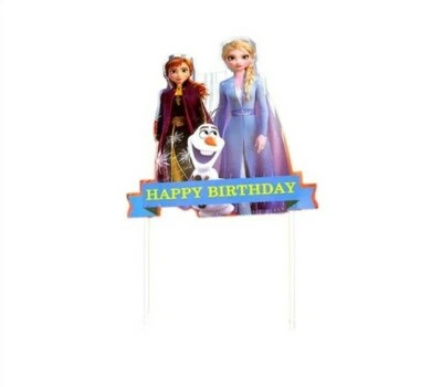 Frozen Birthday Cake Topper Decoration Party Supplies.