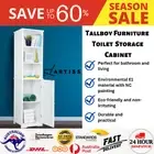 6 Tier Bathroom Tallboy Furniture Storage Cabinet Laundry Cupboard Tall Boy