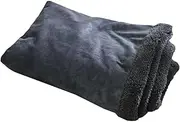 Pet Blanket - Dog Couch Blanket, Fleece Puppy Blanket | Double Layer Thickened Warm Cat Blanket, Waterproof Washable Soft Plush Reversible Throw Furniture Protector for Couch 19.7x29.5inch