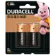 Duracell 金頂 鹼性電池2號 2入