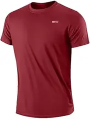[Generic] Men's Quick Dry Gym T-Shirt - Lightweight Running Top with Breathable Round Neck for Training & Exercise