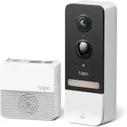 TP-Link Tapo Wireless Video Doorbell with Hub, 2K 5MP Color Night Vision, Up ...