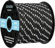 LUYADIN Paracord 240lb - Diameter 2mm Micro Utility Cord -3 Strand Parachute Spool Cord - 100ft 200ft,Paracord for Camping,Hiking,Fishing,Outdoor and DIY