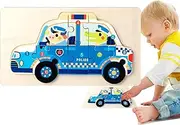 School Bus Puzzles | Educational Fire Truck Puzzles | Cute Cruise Ship Toys, Children Brain Teaser for Fine Motor Skills, Shape Cognition Ability