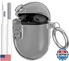 OTOPO Lock Case for Google Pixel Buds A-Series (2021) / Pixel Buds 2 Clear Ca