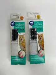 Whisker City Kitty Caps Soft Paws, Black & Clear - Sizes SMALL + Medium