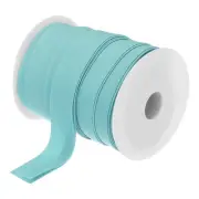 1 Inch Double Fold Bias Tape Continuous Bulk Bias Tape (Lake Blue 25 Yards)
