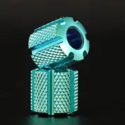 1PC Titanium Knife Lanyard Beads DIY Paracord Necklace Pendant Bracelet Charm